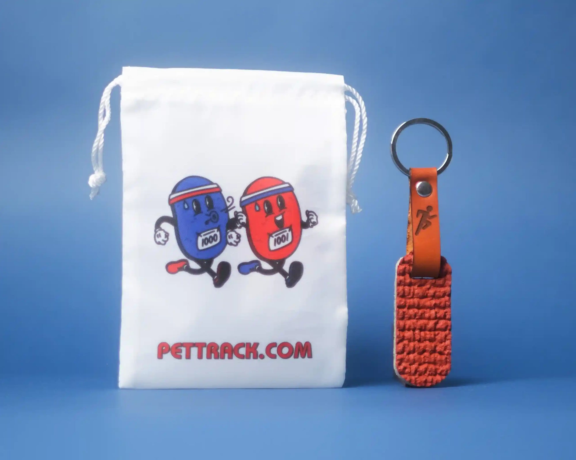 Red Track Keychain