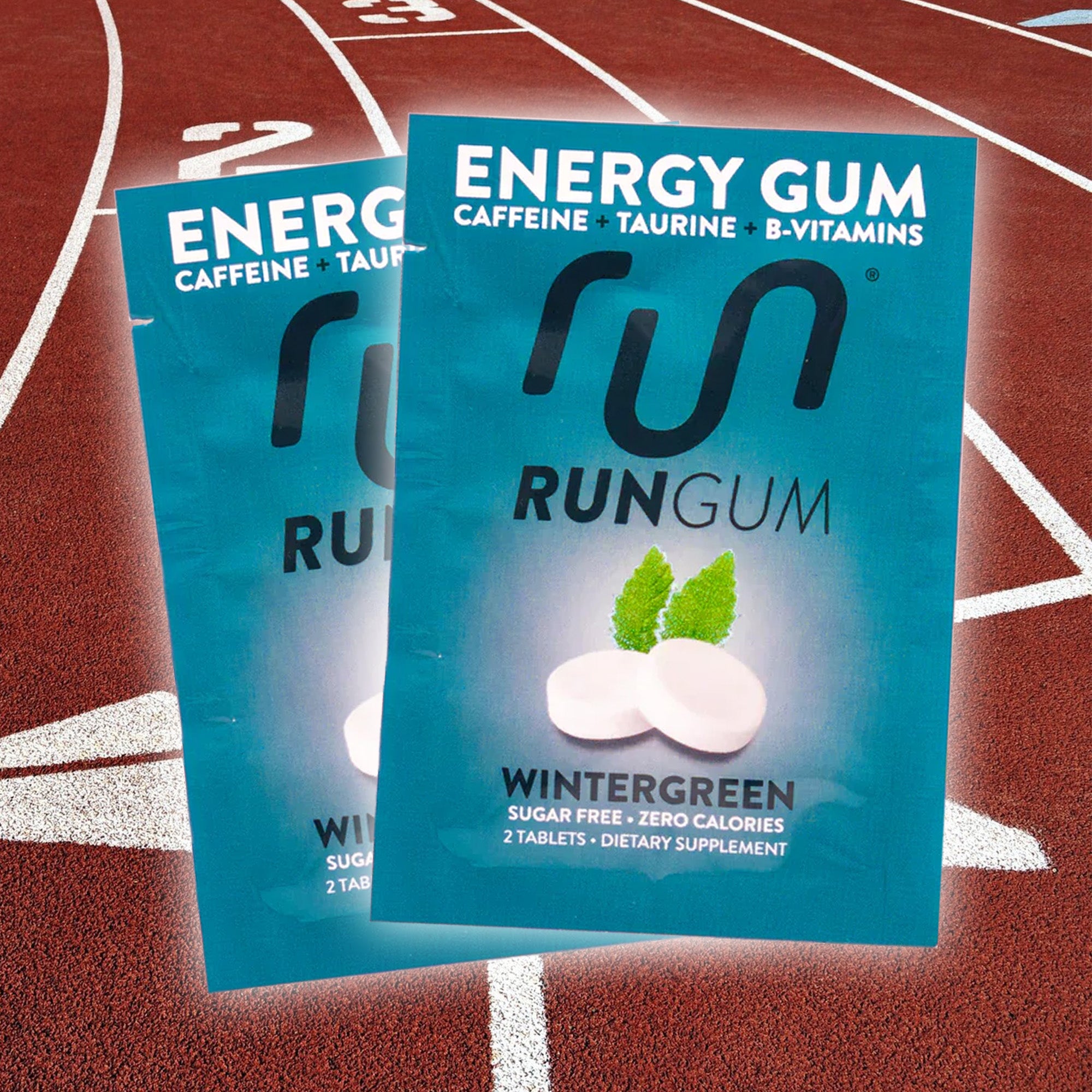 2 FREE Run Gum Wintergreen Packs