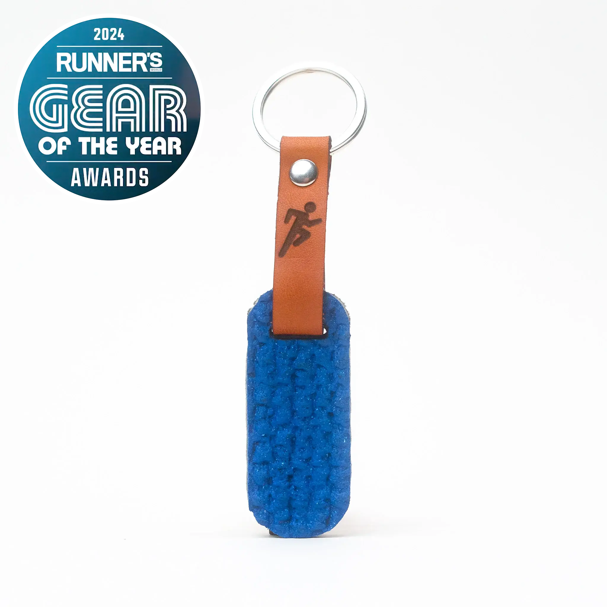 Blue Track Keychain